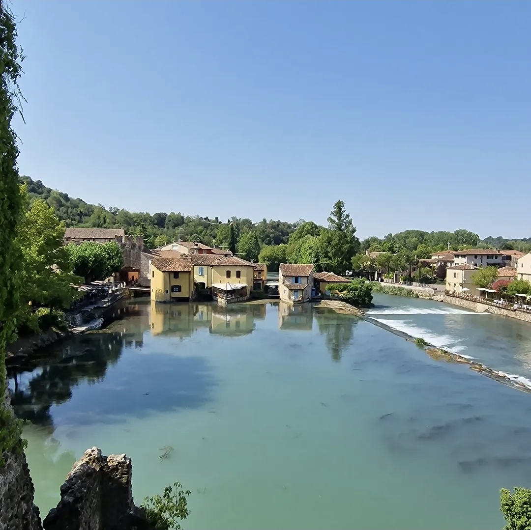 Borghetto sul Mincio village river Veneto Italy