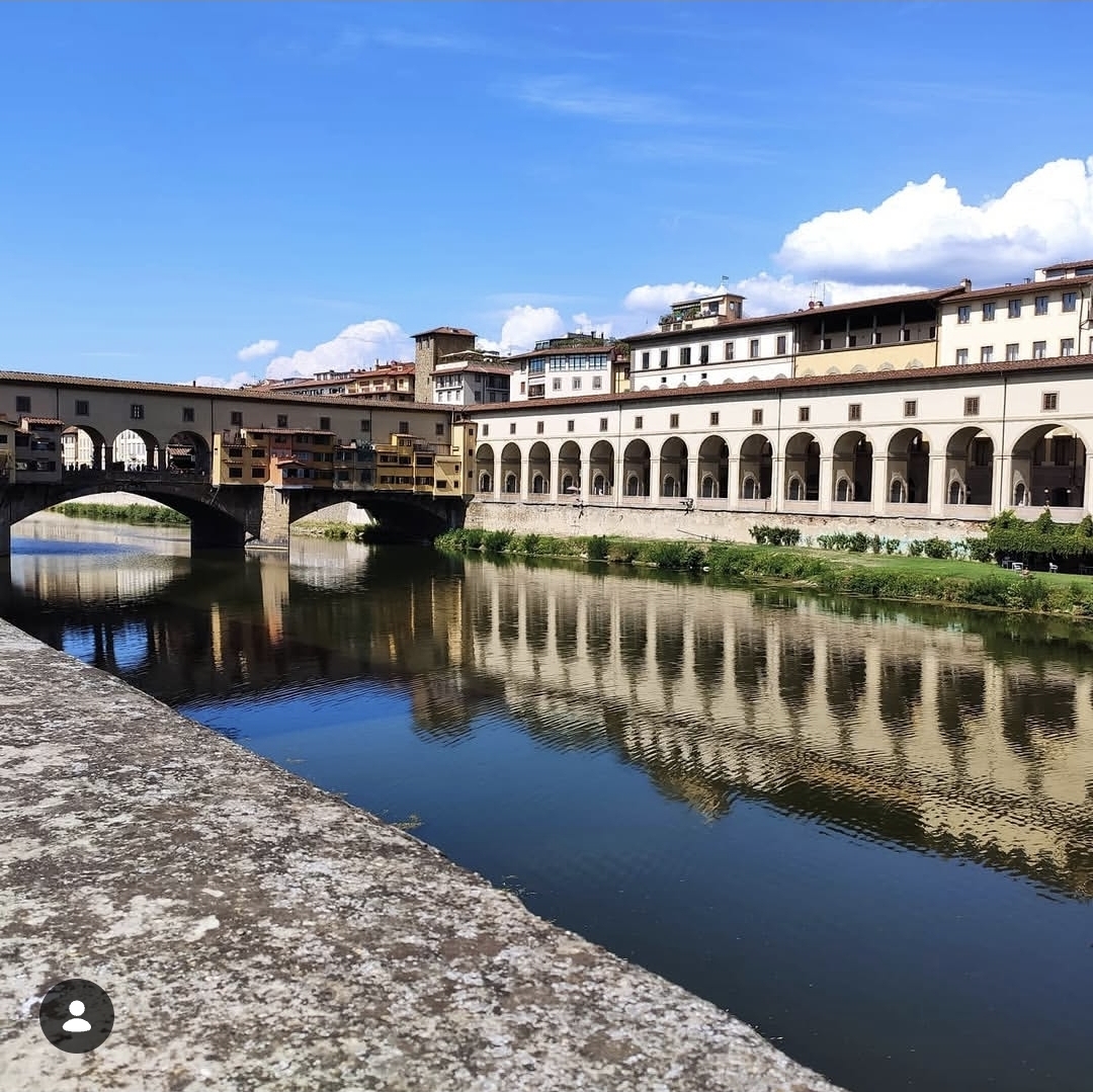 The Ponte Vecchio over the Arno, Florence