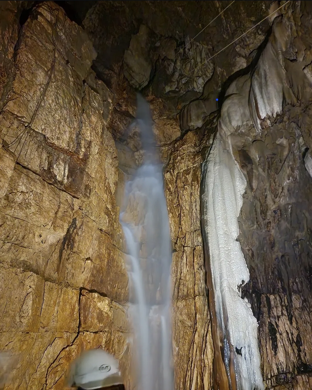 Grotte di Stiffe cave waterfall Abruzzo Italy