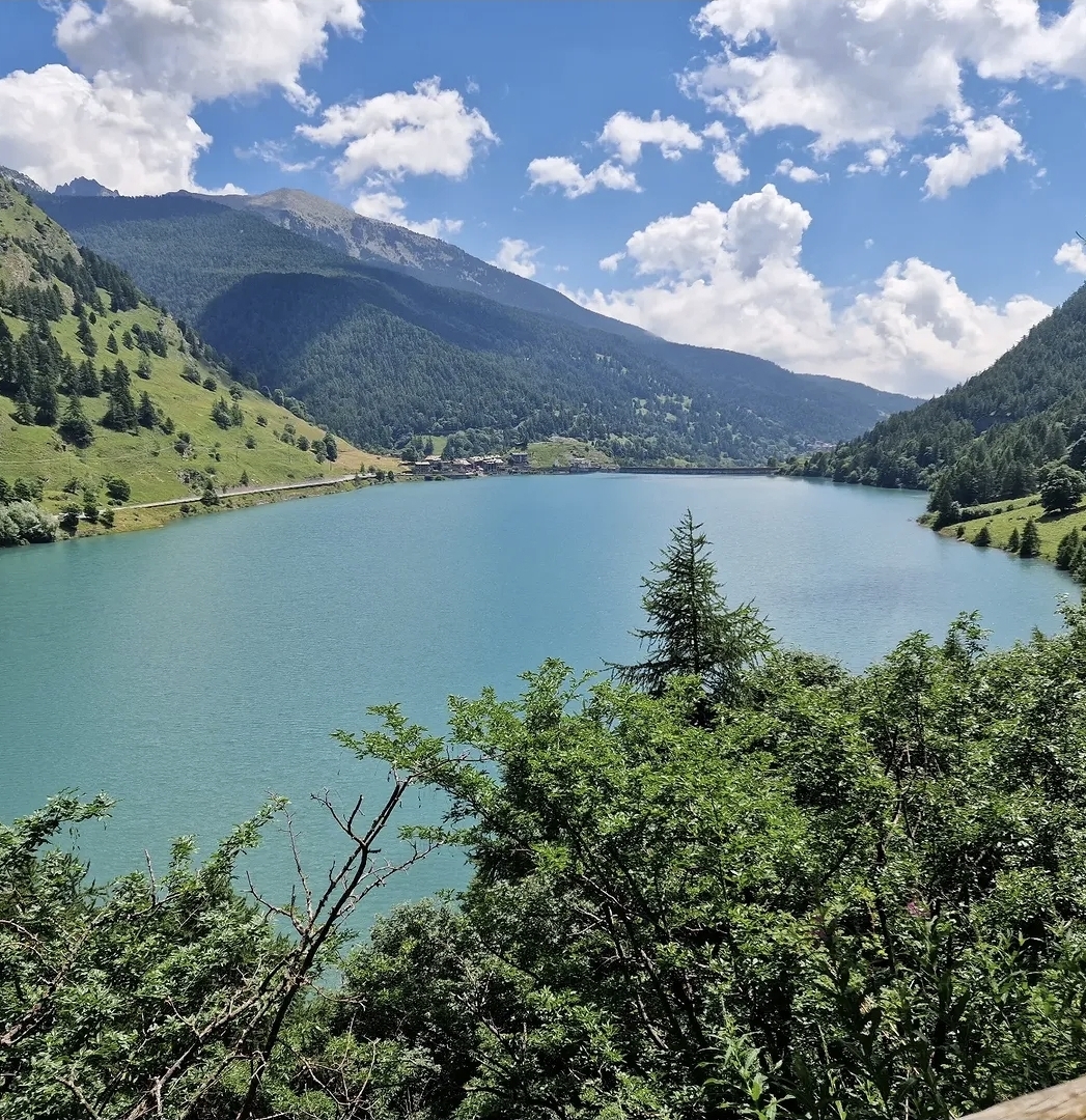 Lago di Pontechianale Valle Varaita Piemonte Italy