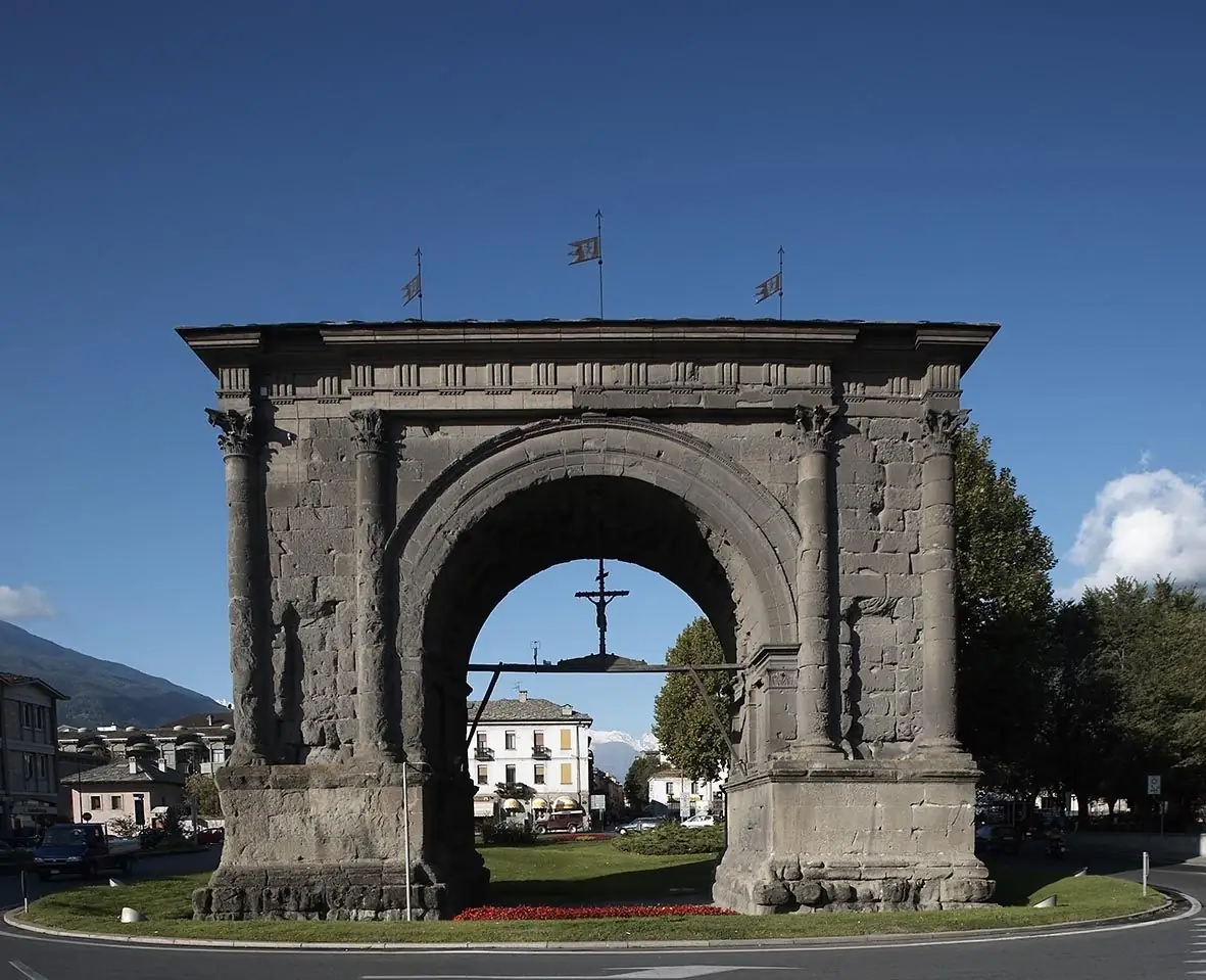 Arco di Augusto di Aosta Aosta Valley Italy